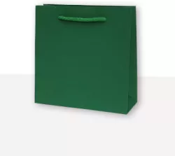 Torebki prezentowe jednobarwna CD zielona 10 sztuk