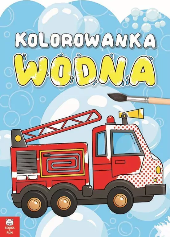 Kolorowanka wodna. Pojazdy - tantis.pl