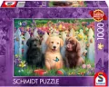 Puzzle PQ 1000 Słodkie szczeniaki - tantis.pl