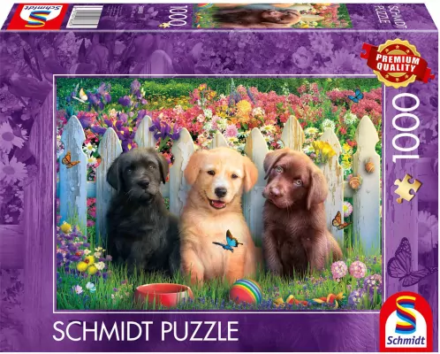 Puzzle PQ 1000 Słodkie szczeniaki