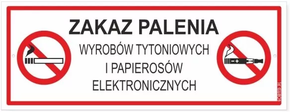 Naklejka informacyjna, mix 80x210 - tantis.pl