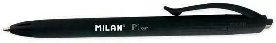 Długopis. P1 Rubber Touch. Czarny - tantis.pl