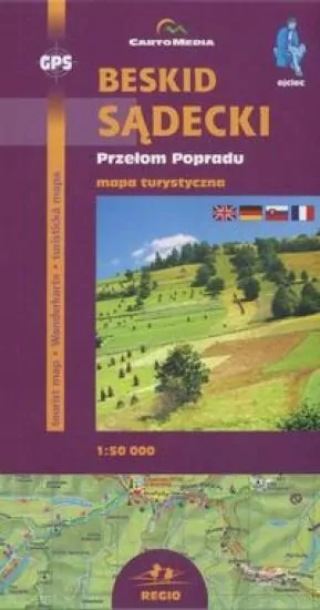 Beskid Sądecki. Przełom Popradu. Mapa turystyczna 1:50 000 - tantis.pl