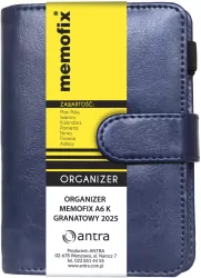 Organizer Memofix 2026 A6 K granat