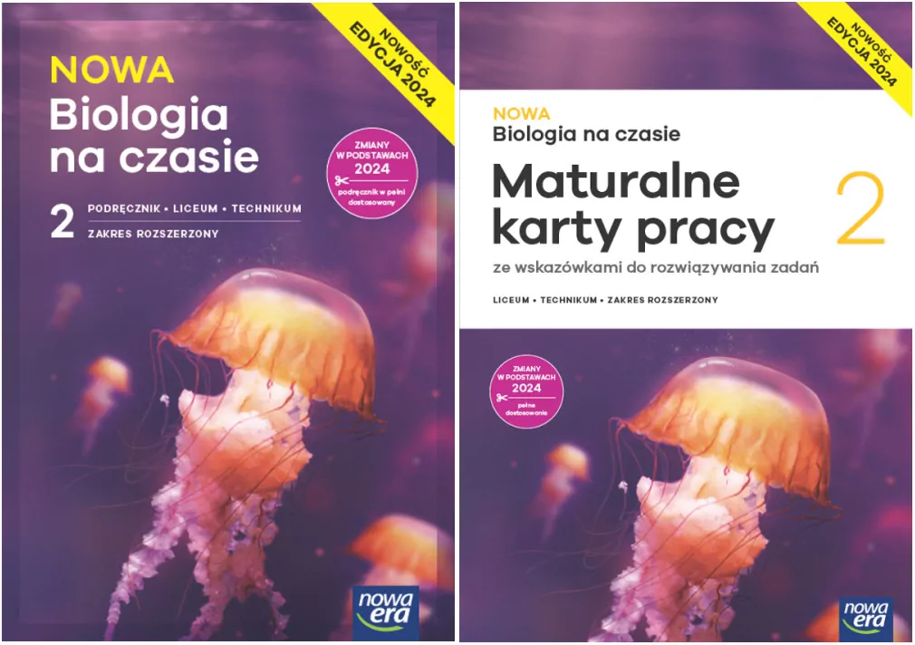 Pakiet: NOWA Biologia na czasie 2. Podręcznik + Maturalne karty pracy dla liceum i technikum. Zakres rozszerzony - tantis.pl