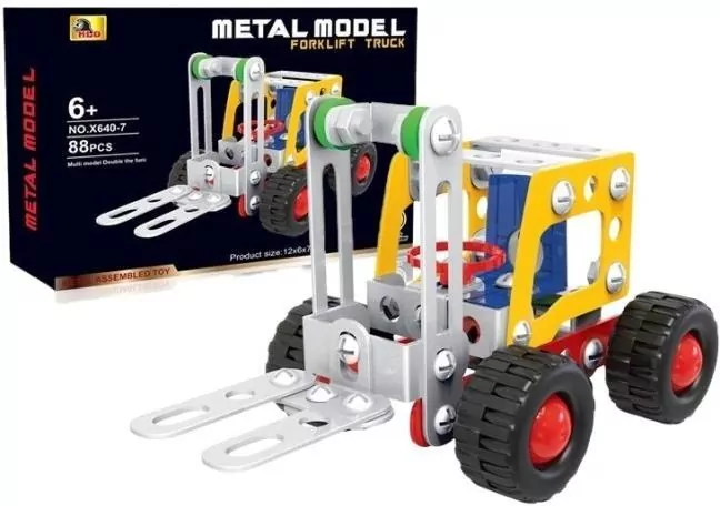 Klocki konstruktor metalowe 86el - tantis.pl