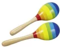 Kolorowe marakasy 2 szt - tantis.pl