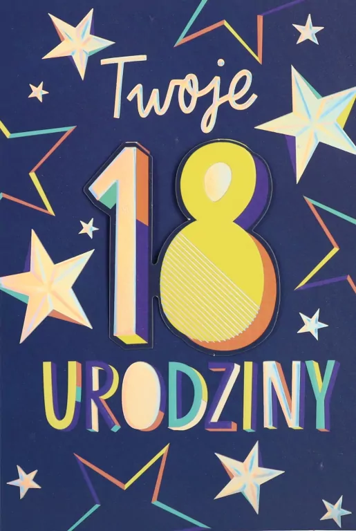 KARNET URODZINY 18 B6 Z KOP PD HM200-3105 - tantis.pl