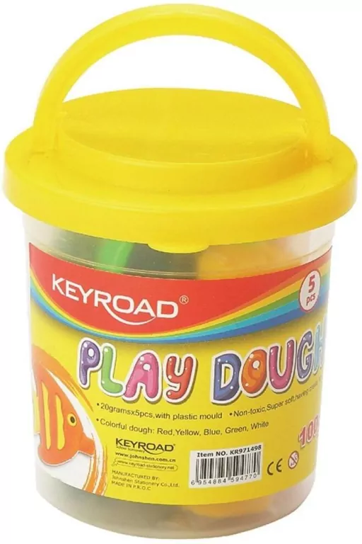 Keyroad. Ciastolina z foremkami,  5 sztuk - tantis.pl