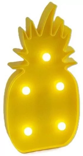 Lampka ze światlem LED ananas 3xA ananas - tantis.pl