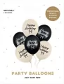 Balony Strong Happy Birthday Kokardki 30cm 6szt - tantis.pl