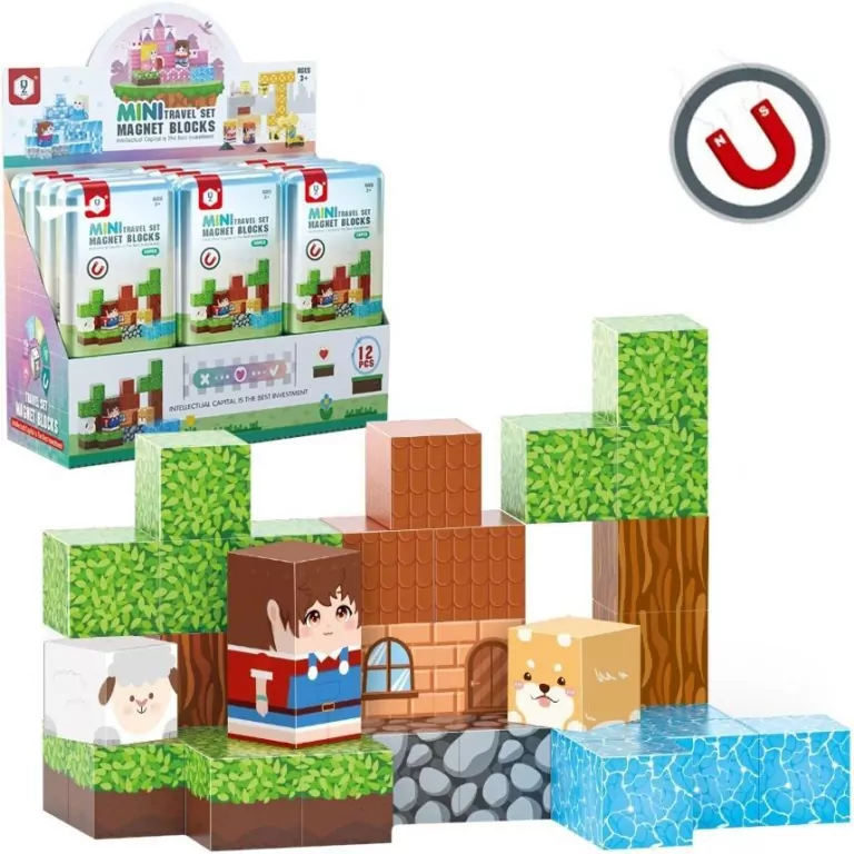 Klocki magnetyczne chatka 38el - tantis.pl