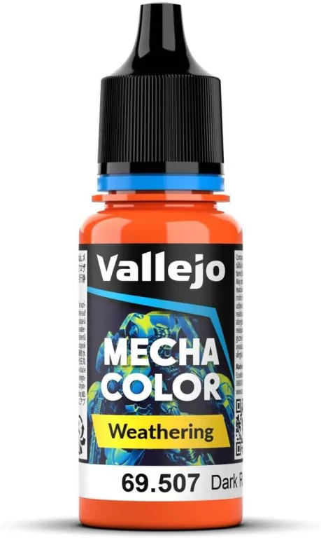 Vallejo: 69.507 - Mecha Weathering - Dark Rust Wash (18 ml) - tantis.pl