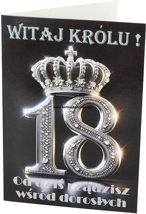 KARNET URODZINY 18 B6 Z KOP NER A-015 FOL - tantis.pl