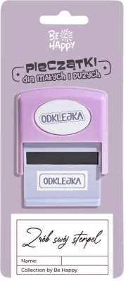 Pieczątka z napisem - Odklejka