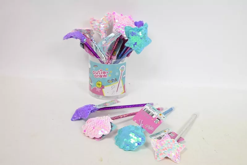 Długopis Mermaid cekiny mix CUTIE CREW - tantis.pl