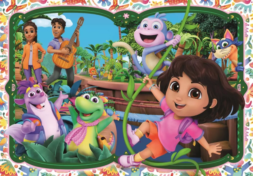 Puzzle 104 Maxi Super Kolor Dora - tantis.pl