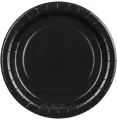 Talerzyki papierowe czarne 18cm - tantis.pl