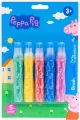 Farby w pędzelkach Peppa Pig 5szt.blister - tantis.pl