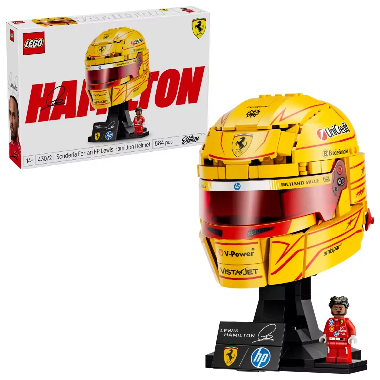 LEGO® Kask Lewis Hamilton Scuderia Ferrari HP 43022 - tantis.pl