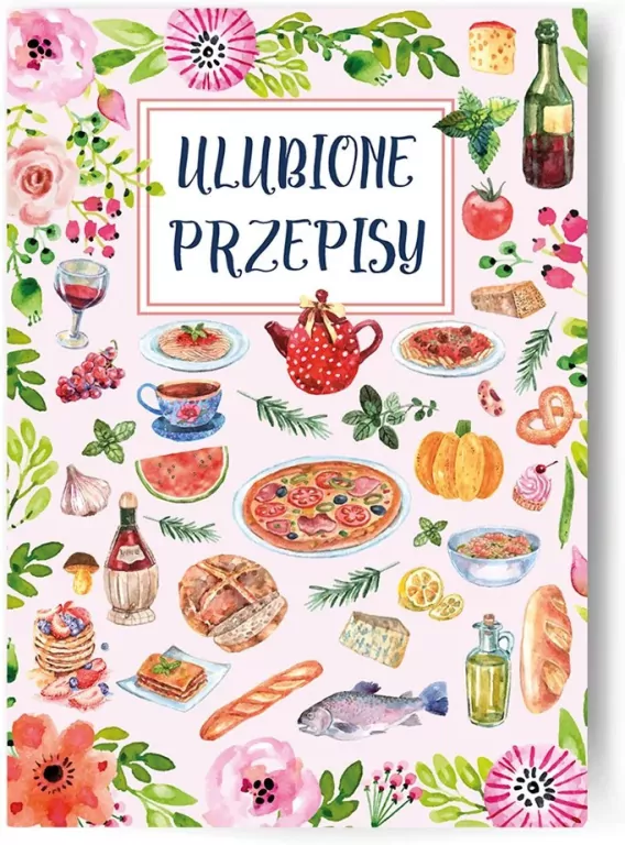 Przepiśnik. Ulubione przepisy różowy - tantis.pl