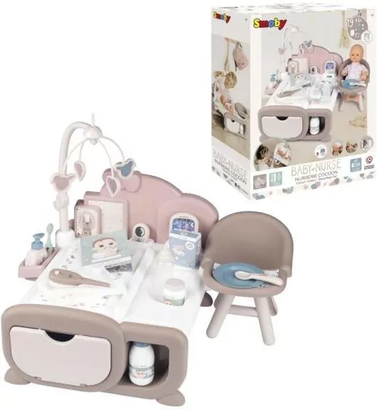 Smoby. Kącik opiekunki, Baby Nurse Elektroniczny - tantis.pl