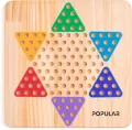 Zestaw 7 drewnianych gier 92211 Popular - tantis.pl
