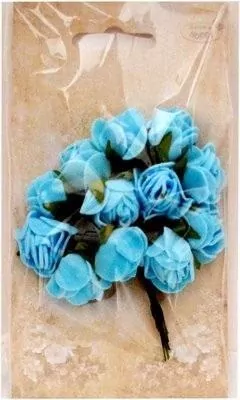 Różyczki z pianki niebieskie 2cm - tantis.pl