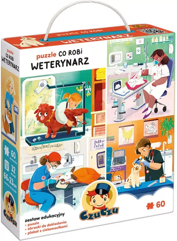 CzuCzu Puzzle Co robi weterynarz 4+ - tantis.pl
