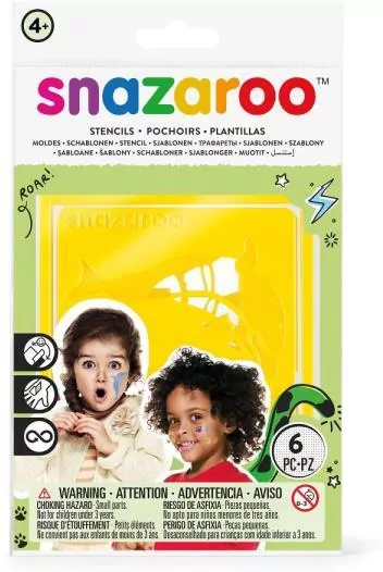 Szablony do malowania twarzy 6szt - tantis.pl