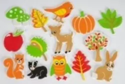 Naklejki piankowe: zwierzęta