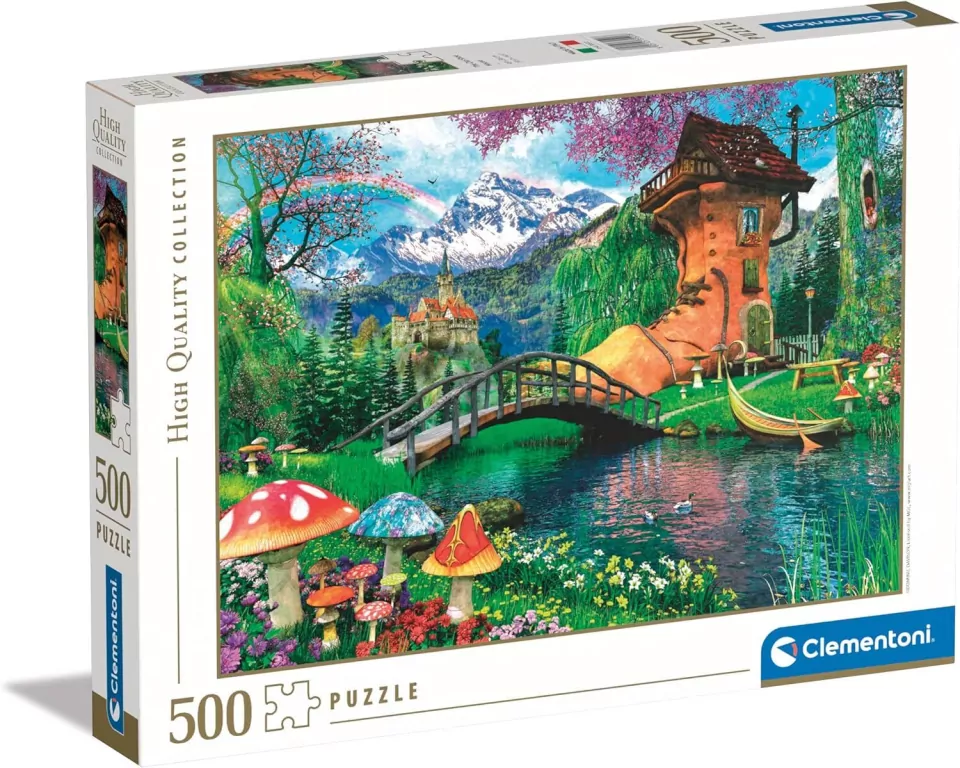 Puzzle 500 HQ. The Old Shoe House. 35522 - tantis.pl