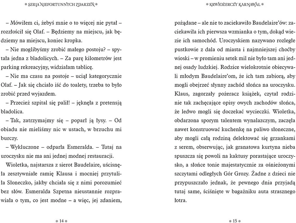 Krwiożerczy karnawał. Seria niefortunnych zdarzeń. Tom 9 - tantis.pl