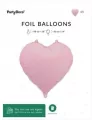 Balon foliowy Serce 45cm różowy - tantis.pl