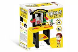 Warsztat z narzędziami. Mega zestaw majsterkowicza