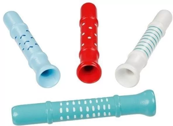 Plastikowe mini trąbki mix - tantis.pl