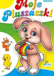 Moje pluszaczki. Kolorowanka z naklejkami