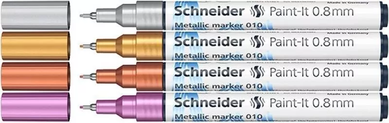 Marker akrylowy. Paint-It Metallic. 4 sztuki - tantis.pl