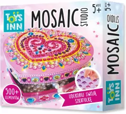 Szkatułka mozaika. Serce. ToysInn
