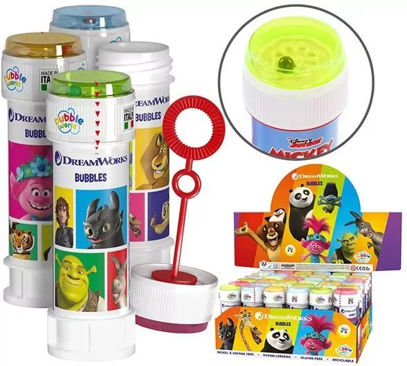 Bańki mydlane 60ml Dreamworks (36szt) - tantis.pl