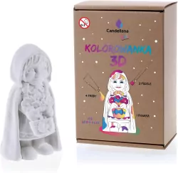 Figurka do pomalowania. Czerwony Kapturek