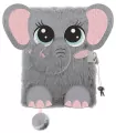 Pamiętnik z kłódką 3D włochacz słoń ELEPHANT A5, 96 kartek My little friend - tantis.pl