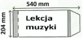 Okładka na podręcznik Lekcja muzyki  NARNIA - tantis.pl