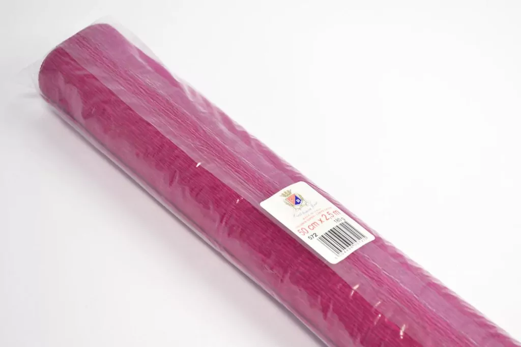 Bibuła marszczona, Krepina 50x250cm, Biskup ciemny - tantis.pl