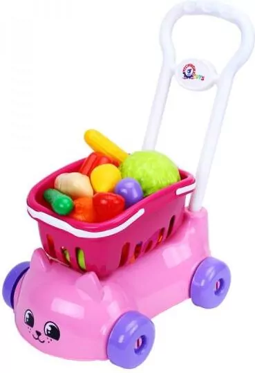 Wózek sklepowy z koszykiem owoców i warzyw - tantis.pl