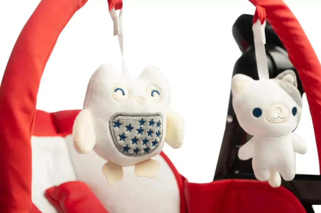 Caretero Krzesełko + huśtawka Indigo czarne wino - tantis.pl