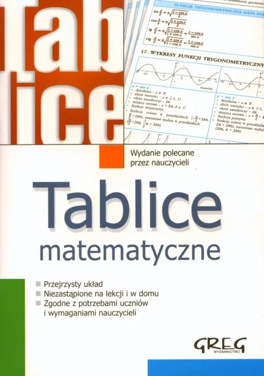 Tablice matematyczne - tantis.pl