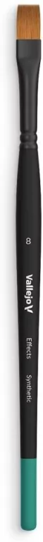 Vallejo: B04008 - Effects - Flat Rectangular Brush - Synthetic 8 - tantis.pl