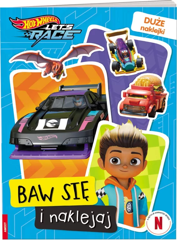 Hot Wheels. Baw się i naklejaj - tantis.pl