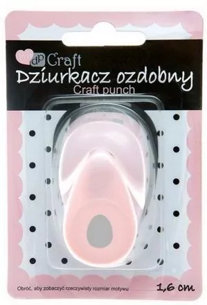 Dziurkacz ozdobny jajko 1.6cm - tantis.pl